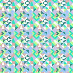 Abstract seamless colorful mosaic pattern background design