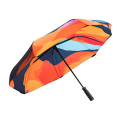 High Tech Compact Beach Umbrella with a Dynamic Abs Isolated on Transparent Background