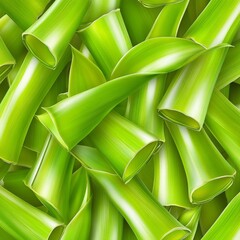 Obraz premium A patterned design featuring bamboo from nature serves as a backdrop or background in the creation of products intended for kitchen use