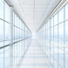 Obraz premium With its black and white marble, the modern and bright architecture building structure background stands in contrast to a rusty steel floor empty of interior decoration perspective