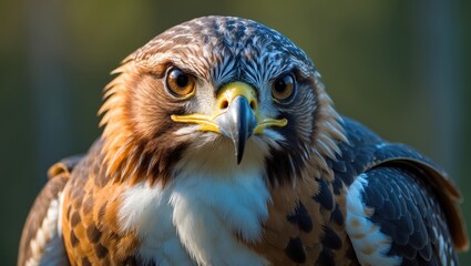 Red Shoulder Hawk in Detail