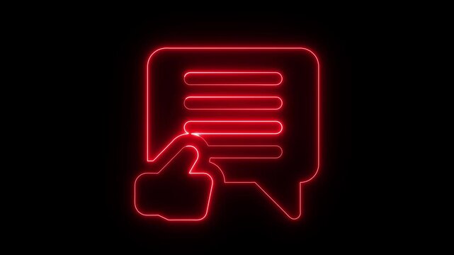 Glowing Neon World Icon Sign with Digital Communication Symbol 3D Vector Illustration on Black Background for Web Business and Internet Design