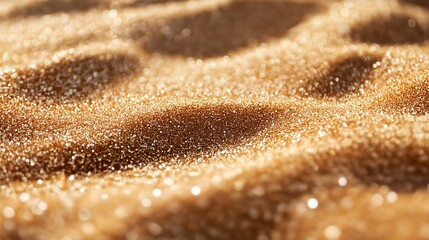 A macro shot of desert sand grains, showing individual tiny particles in detail.