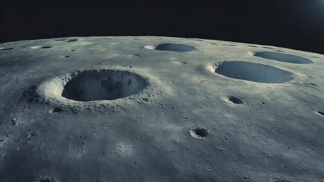 Equirectangular Surface Map Texture of Moon and Earth Moon at 360Adeg VR in 14k