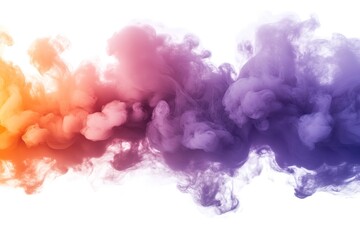 Fototapeta premium The Mesmerizing Dance of Colorful Smoke A Delicate Balance of Light and Shadow