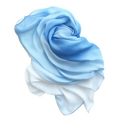 Elegant Cooling Wrap with a Refined Soft Fabric Sup Isolated on Transparent Background