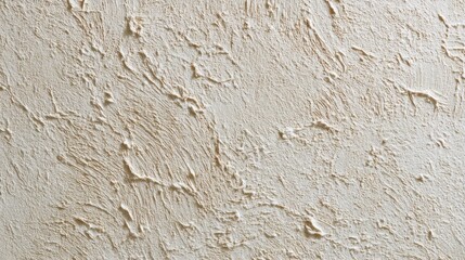 Textured Beige Wall: A Close-Up of a Cream-Colored, Rough-Plastered Surface