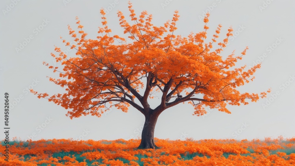 Poster palas tree in isolation