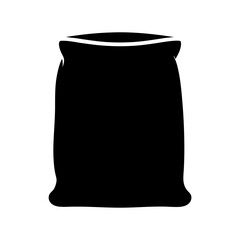 Silhouette of a Bag or Sack, Representing Storage and Containment