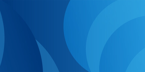 Abstract blue color background. Dynamic shapes composition. Vector illustration