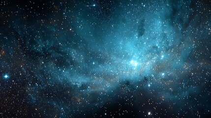 Vibrant cosmic expanse artwork displaying a beautiful nebula with glowing stars and ethereal cosmic dust patterns against a deep space backdrop.