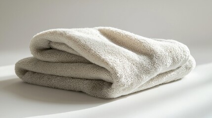 Soft, folded towel