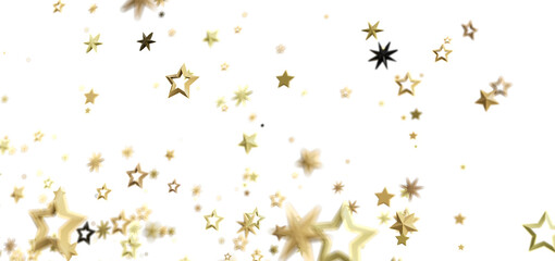 Sparkling gold stars on white. Perfect for holidays, celebrations, and more!