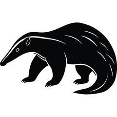 Elegant Silhouette of a Giant Anteater