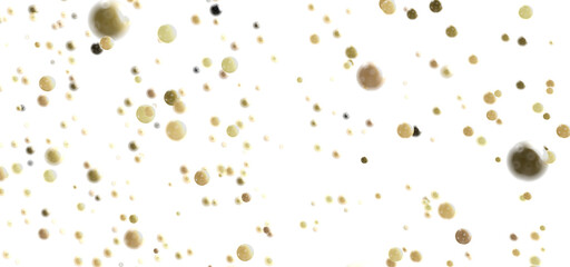 Beautiful abstract background image of beige and brown bubbles floating gently on white. Perfect for design projects.