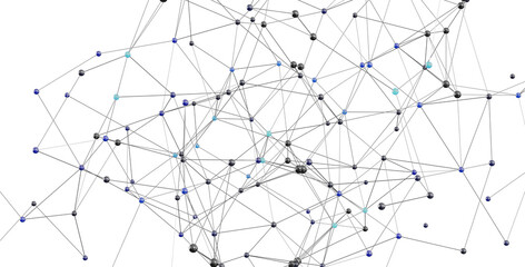 Abstract background image of a complex network connection. Ideal for technology, science, and global communication concepts.