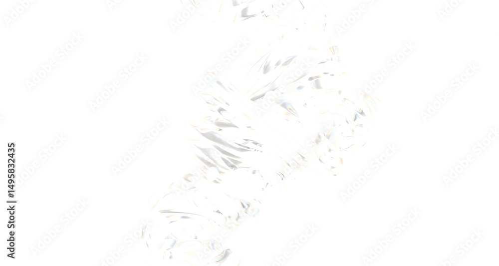 Poster high-resolution image of abstract white liquid swirling dynamically. perfect for backgrounds, websit