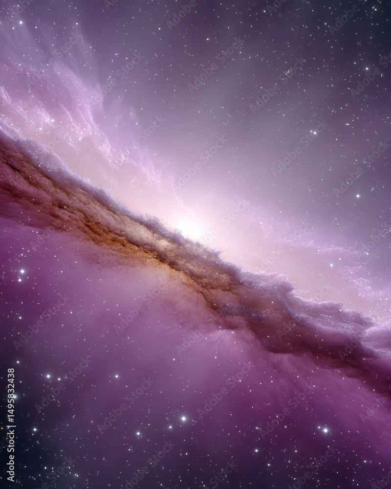 Aufkleber Cosmic Horizons Immersive Galaxy Visualization - Quantum Astronomy Breakthrough in Space Science Imaging for Educational Frontiers