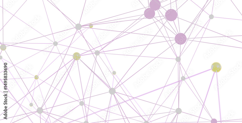 Poster stock photo of abstract network connections. ideal for technology, communication, and connection con