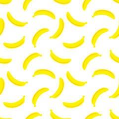 Banana pattern vector illustration background