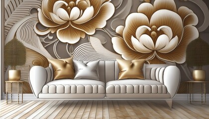 beautiful background for photo wallpapers wall decor in the interior seamless background with colors