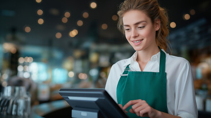 A streamlined customer order process using a digital scale