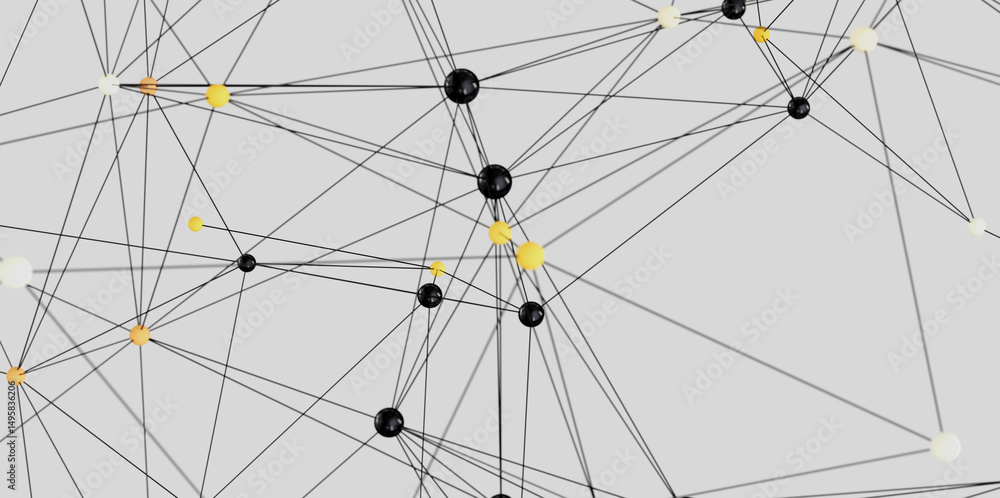 Poster stock photo of an abstract network. great for technology, connection, and communication concepts.