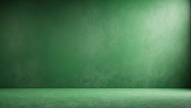 A green background featuring a smooth texture and subtle shading differences.