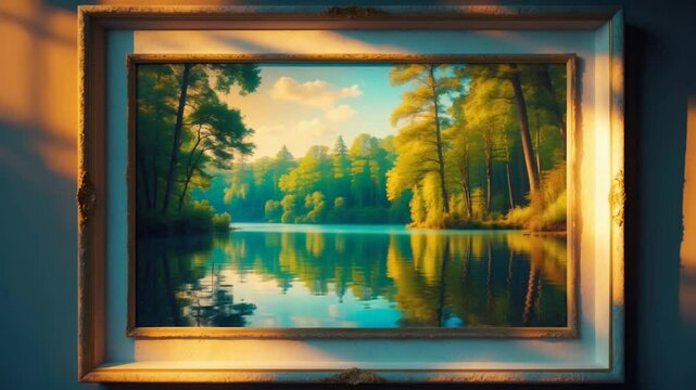 A videograph showcasing a lake