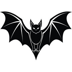 Black Bat Illustration Halloween, Gothic, Night Creature