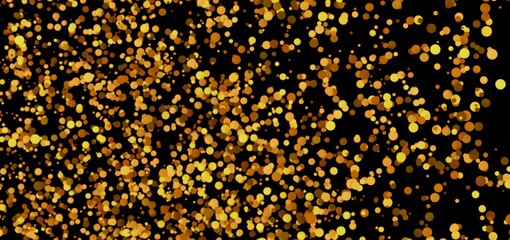 Abstract background of glittering gold confetti. Perfect for celebrations!