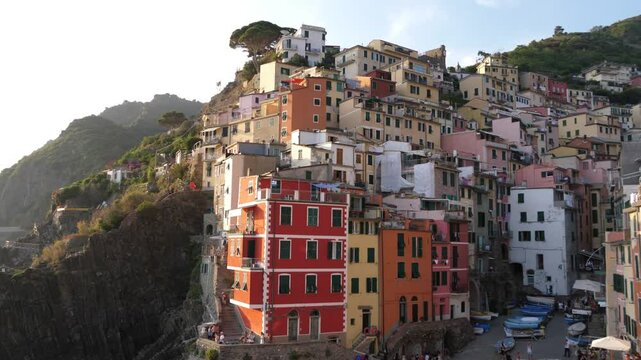 panorama of the old town of collor