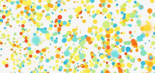 Bright, cheerful background of colorful floating bubbles. Perfect for websites, presentations, and more!
