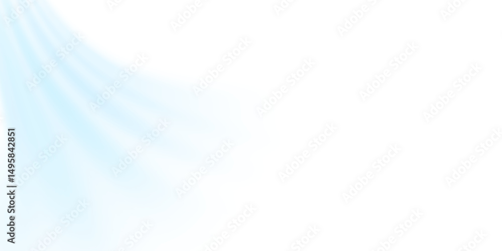 Leinwandbilder Air flow set of vector elements on a white background. Abstract light effect blowing from an air conditioner, purifier or humidifier. Dynamic blurred flow motion