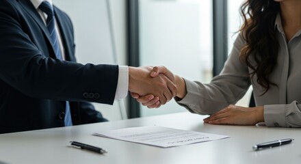 Business Handshake: Partnership Agreement Photo
