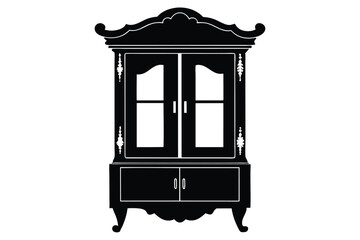 antique furniture isolated