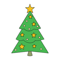 A magical Christmas tree formed entirely from sparkling stars, glowing against a dark night sky—radiating festive cheer, wonder, and the spirit of the holiday season.
