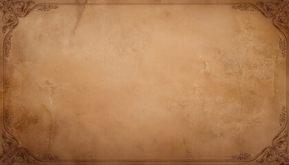 brown background paper old grunge border design with coffee color vintage marbled texture