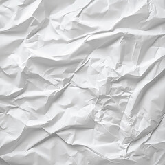Fototapeta premium Textured crumpled paper background with natural folds and creases. Ideal for design overlays, vintage effects, scrapbooking, grunge textures, presentations, and creative graphic projects.