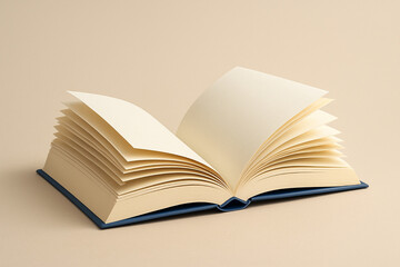 open book isolated on white background