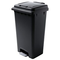 trash bin isolated on transparent background