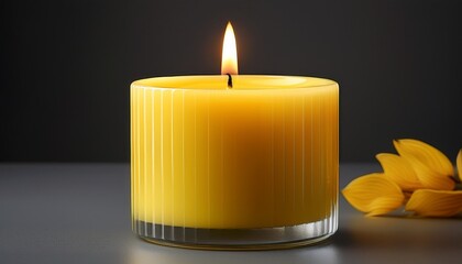 yellow candle