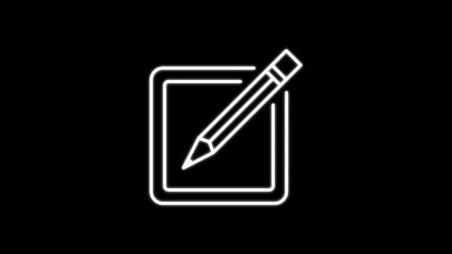 gmail icon animation on whate background. email, massege