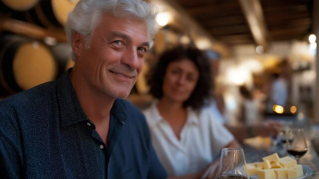 Friends enjoying tapas and sherry in a cozy tavern