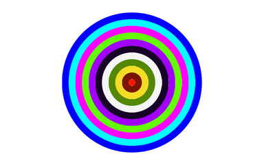 target with colorful arrows
