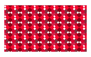 seamless pattern with red hearts