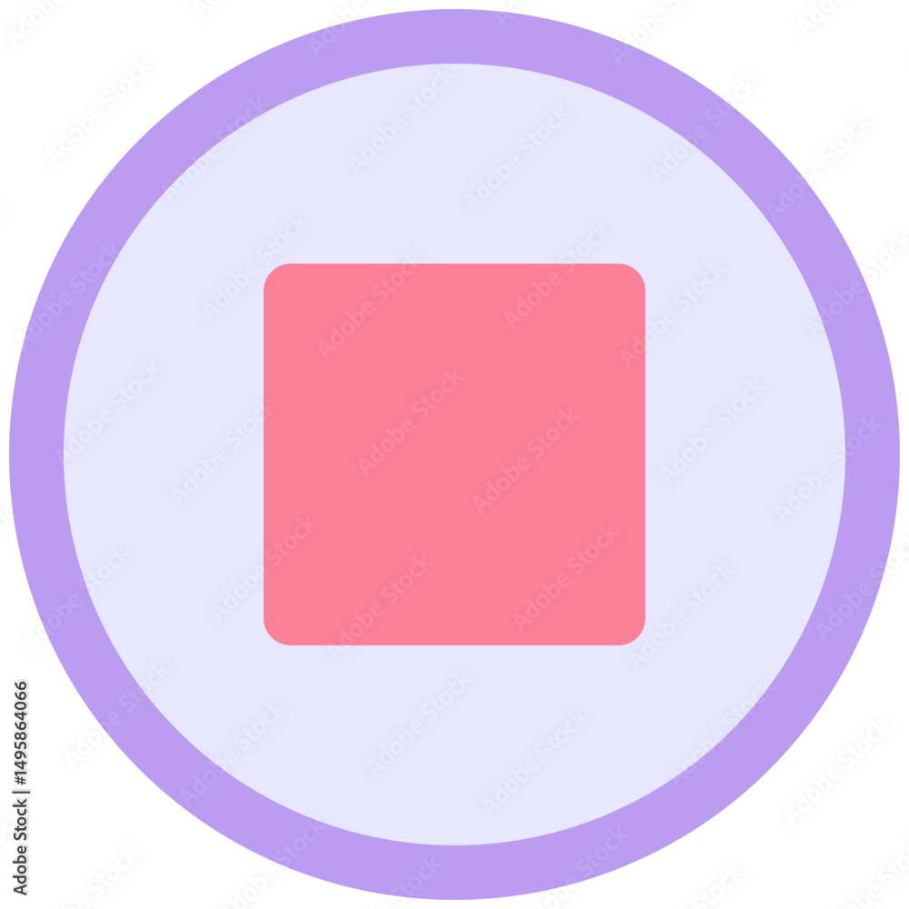 Poster resume button icon, video player vector icon. user interface, user experience, flat style isolated v