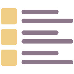 Fototapeta premium List Menu Vector Icon, Index, Bullet, Layout, User Interface, User Experience, Flat Style Isolated Vector Icon.