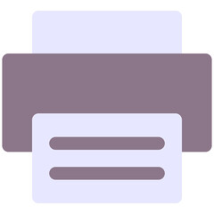 Printer Icon, App Web Signs, Printing Vector Icon. User Interface, User Experience, Flat Style Isolated Vector Icon.