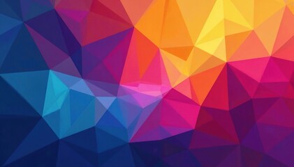 Fototapeta premium Geometric abstract shapes, vibrant color blocks, color, style, blocks
